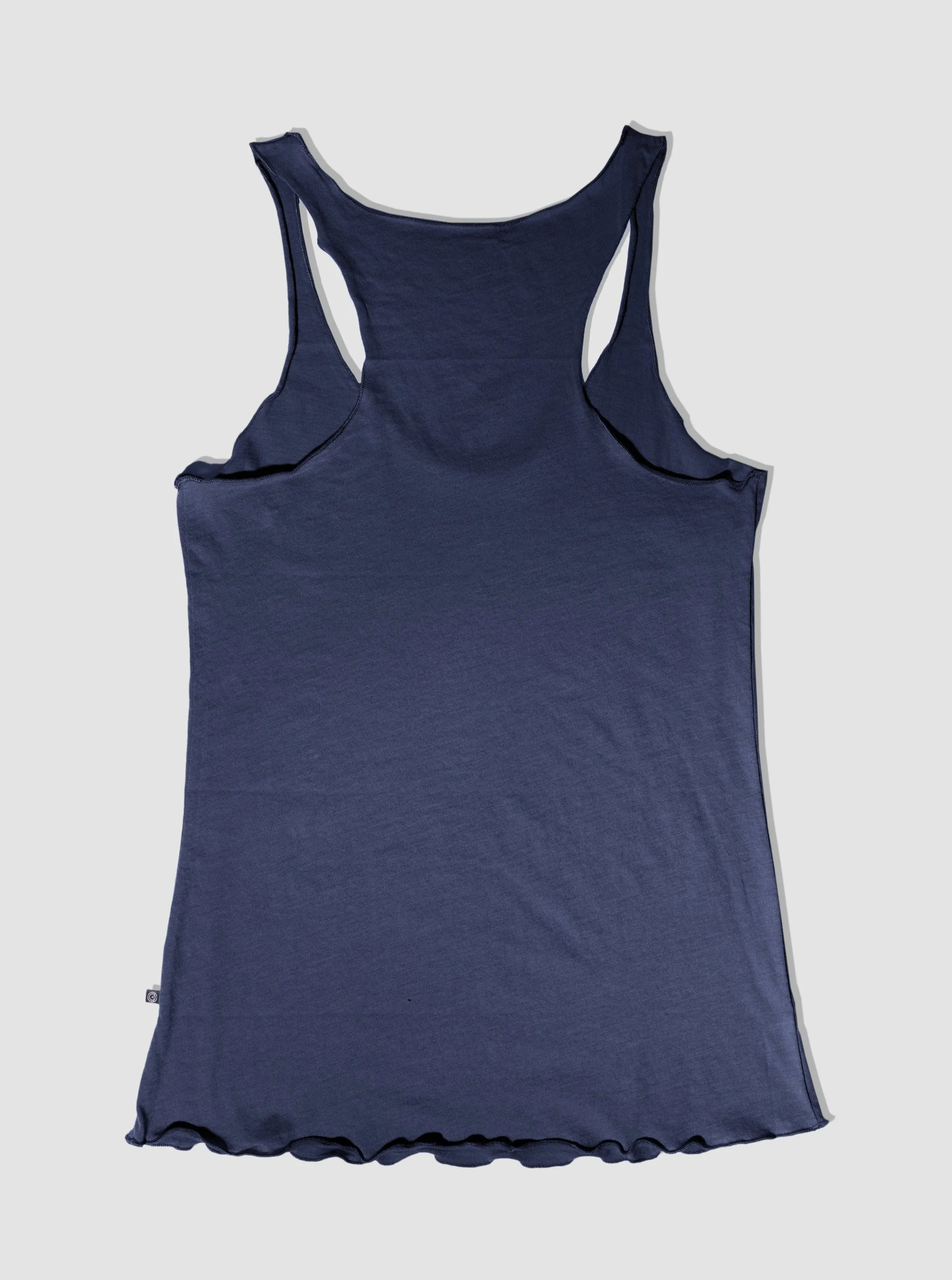 100% Organic Cotton Roller Tank - Lapis