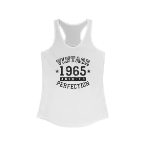 1965 - Vintage Birth Year Women's Racerback Tank Top By TOOLOUD