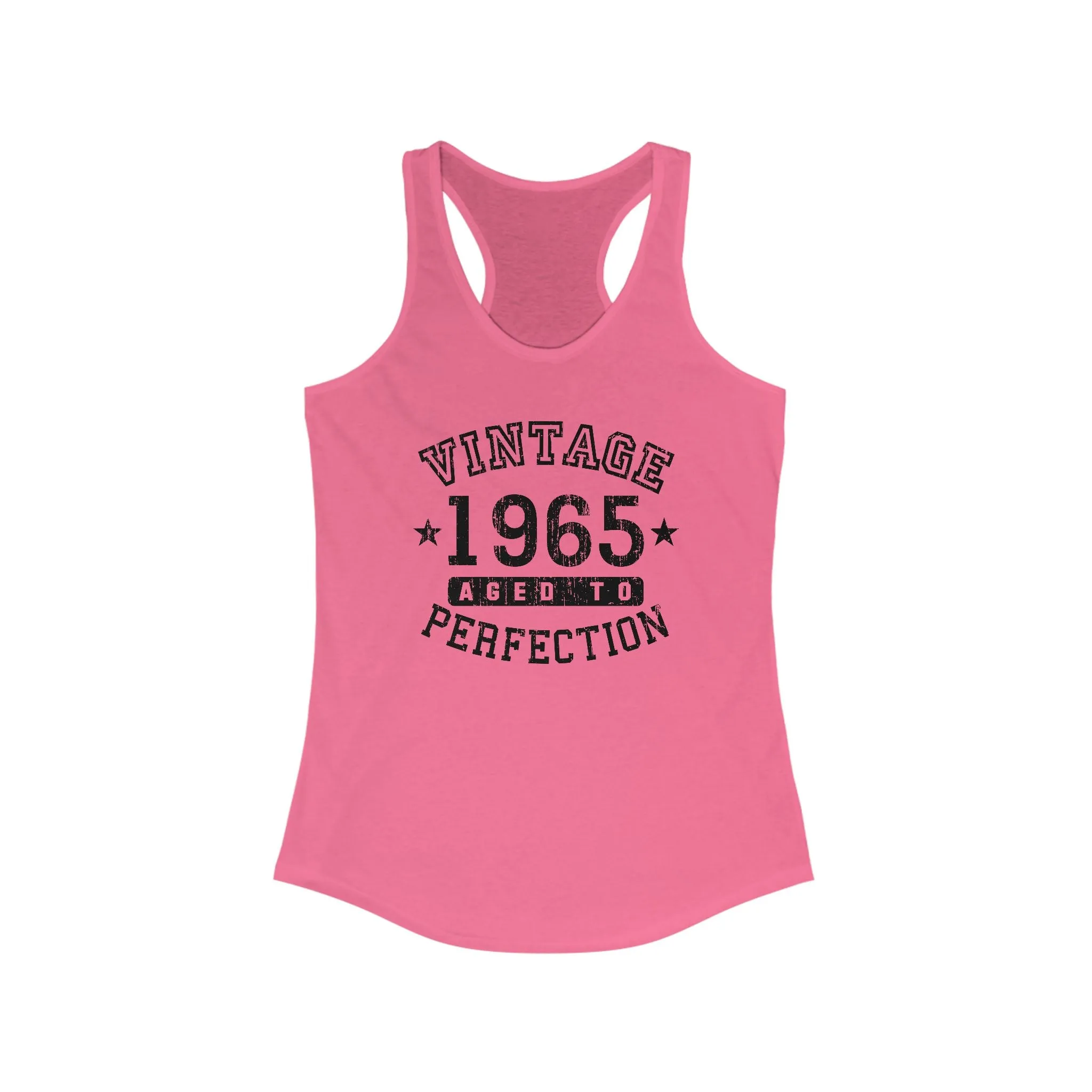 1965 - Vintage Birth Year Women's Racerback Tank Top By TOOLOUD