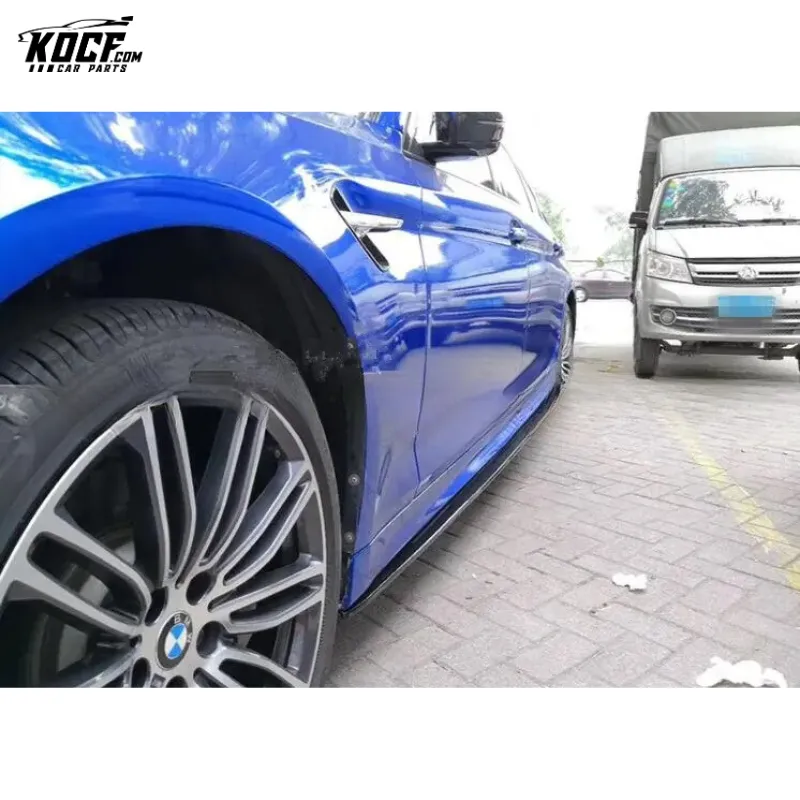 2019 F90 M5 G30 Side Skirts M performance style carbon fiber side skirts for BMW F90 M5 G30