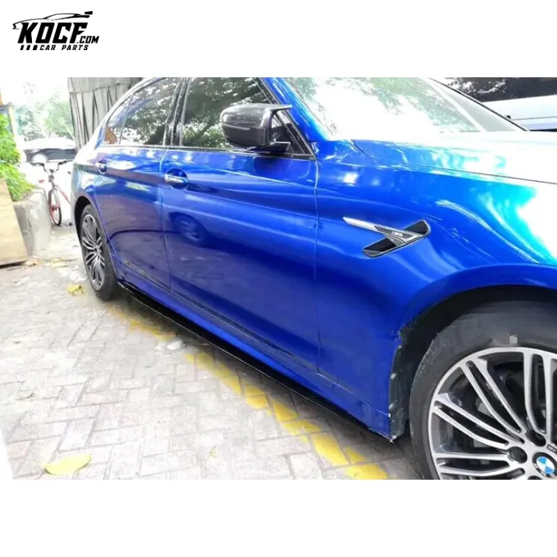 2019 F90 M5 G30 Side Skirts M performance style carbon fiber side skirts for BMW F90 M5 G30
