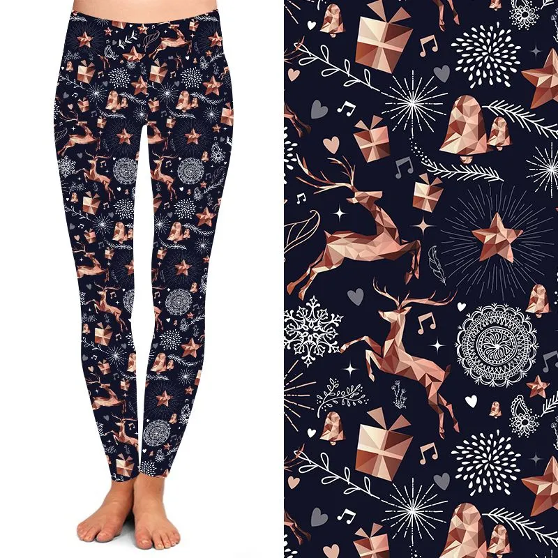 24/7 Full Length Leggings – Christmas Magic Christmas Pattern