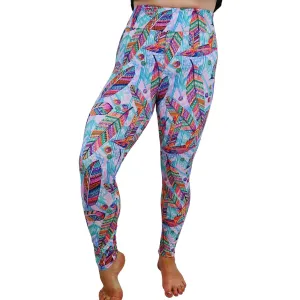 24/7 Full Length Leggings – Tribal Feathers