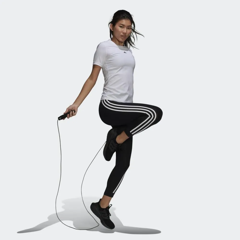 adidas Women's Optime Training Icons 3-Stripes 7/8 Tights