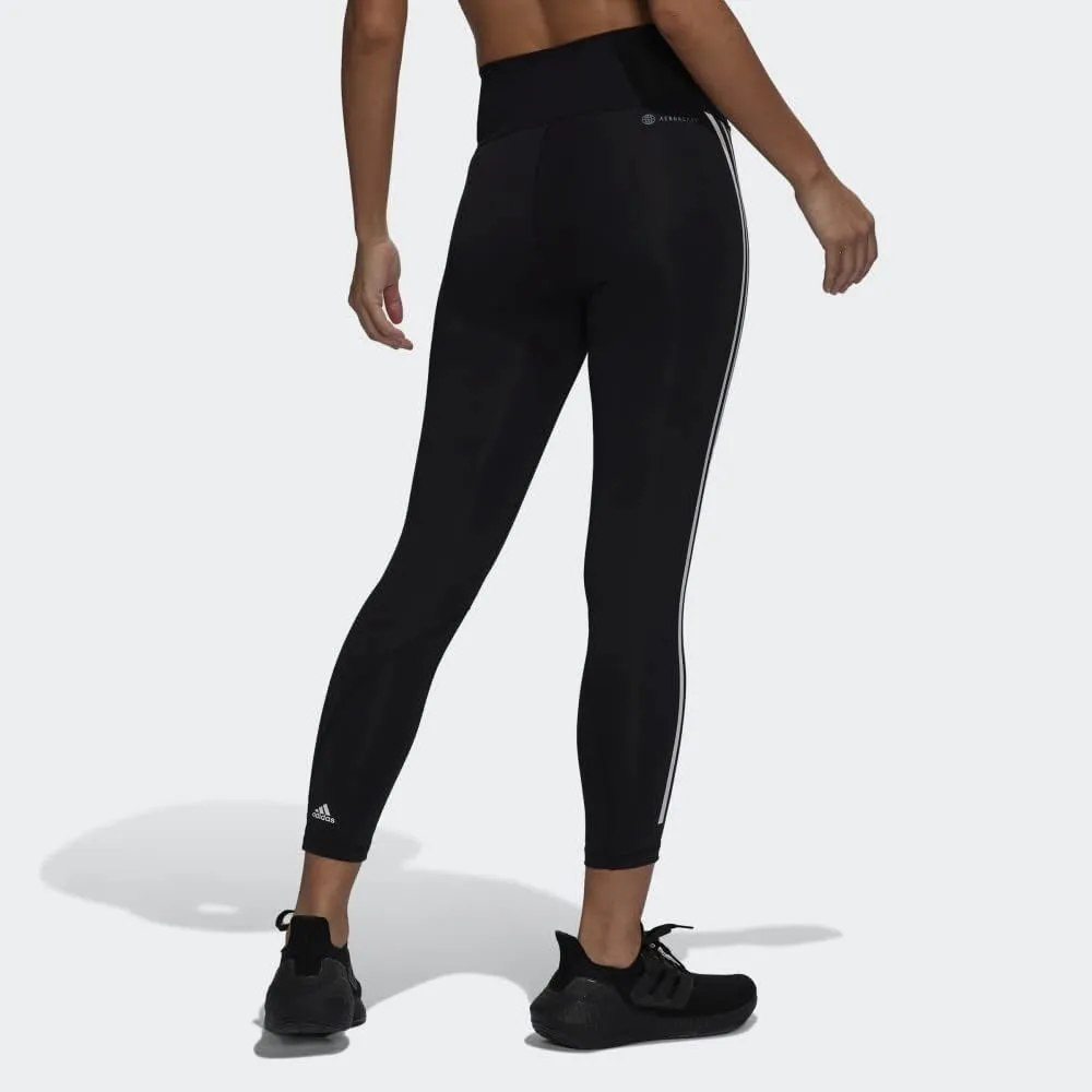 adidas Women's Optime Training Icons 3-Stripes 7/8 Tights