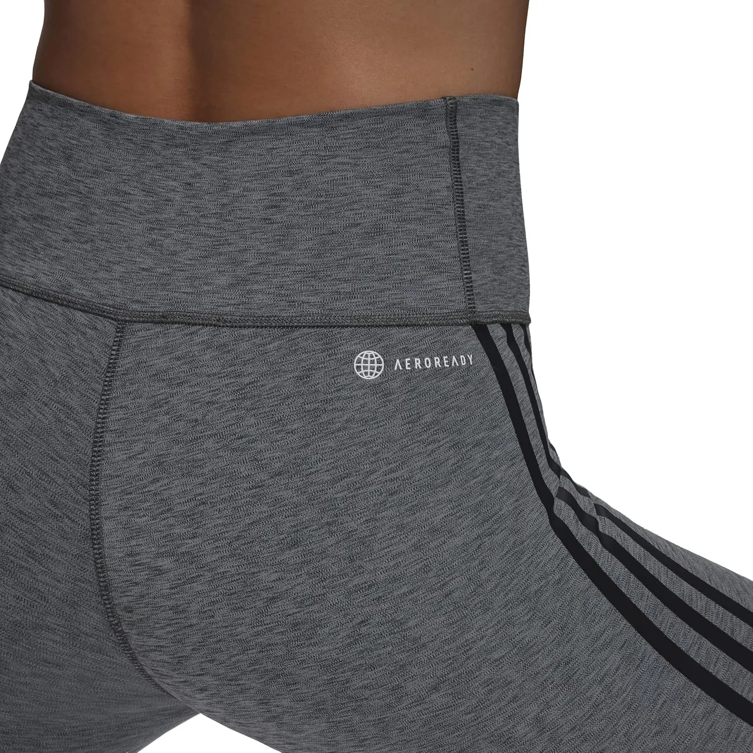 adidas Women's Optime Training Icons 3-Stripes 7/8 Tights