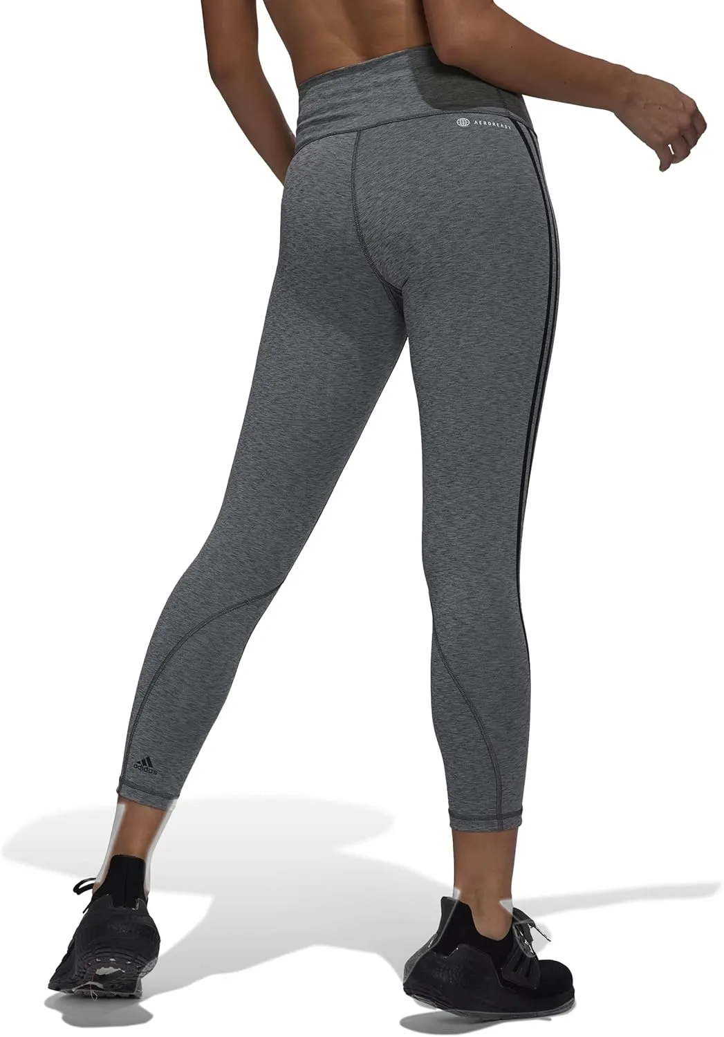 adidas Women's Optime Training Icons 3-Stripes 7/8 Tights