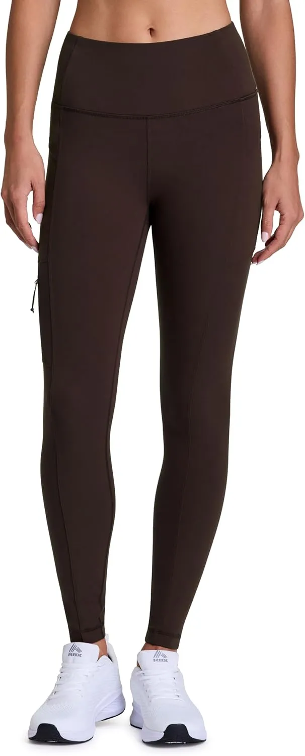 Avalanche Full Length Hiking Legging for Women, Ultra Soft Squat Proof Outdoor Workout Leggings with Cargo, Zipper Pockets
