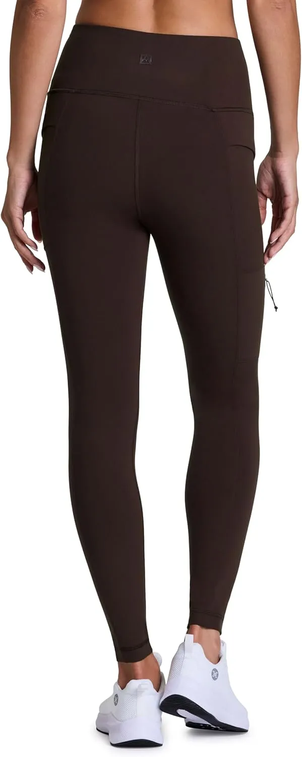 Avalanche Full Length Hiking Legging for Women, Ultra Soft Squat Proof Outdoor Workout Leggings with Cargo, Zipper Pockets