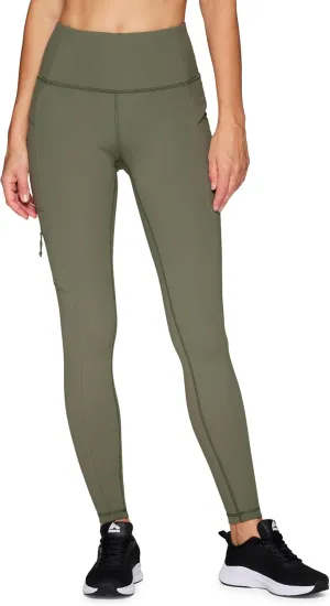 Avalanche Full Length Hiking Legging for Women, Ultra Soft Squat Proof Outdoor Workout Leggings with Cargo, Zipper Pockets