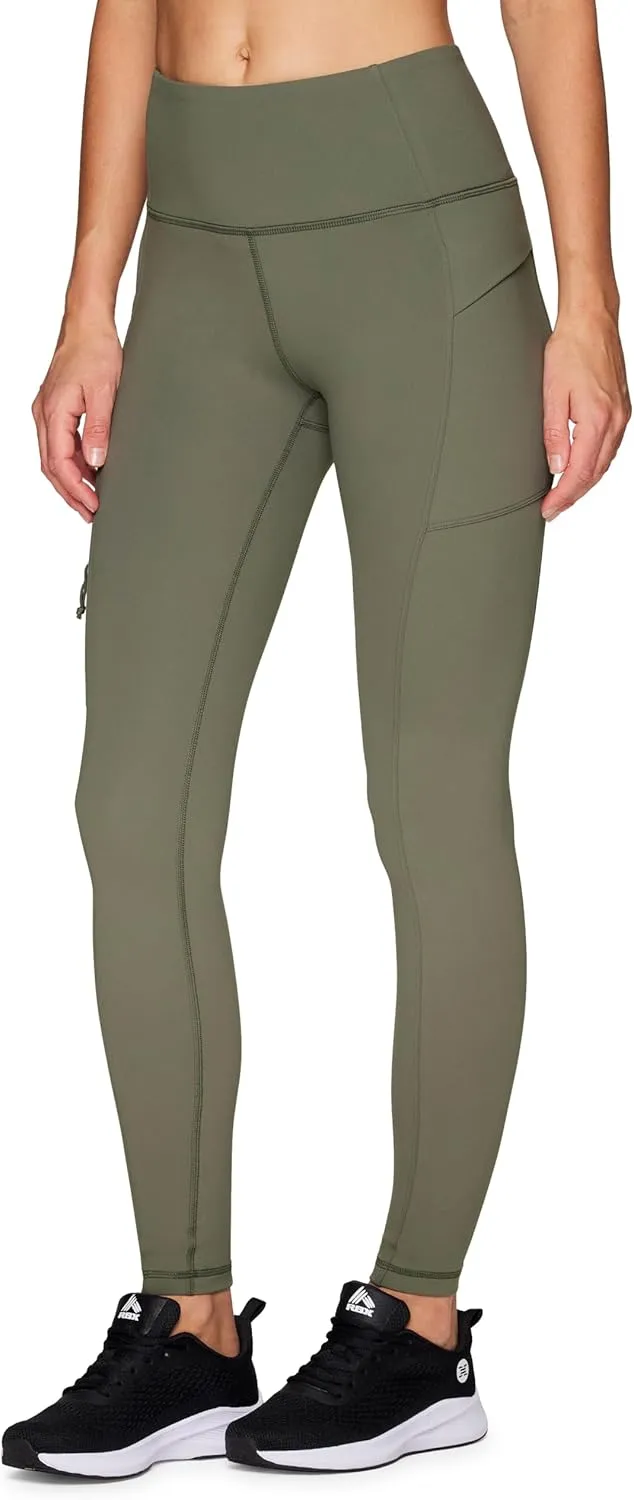 Avalanche Full Length Hiking Legging for Women, Ultra Soft Squat Proof Outdoor Workout Leggings with Cargo, Zipper Pockets