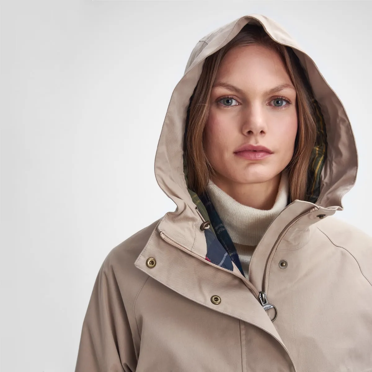 Barbour Winter Beadnell Women's Waterproof Jacket | Sand Dune