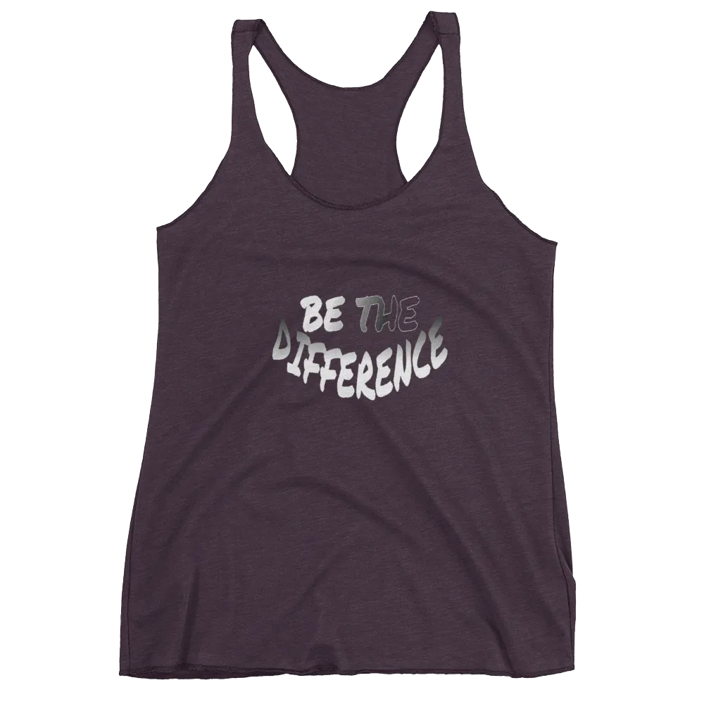 Be The Difference Ladies Racerback Tanks