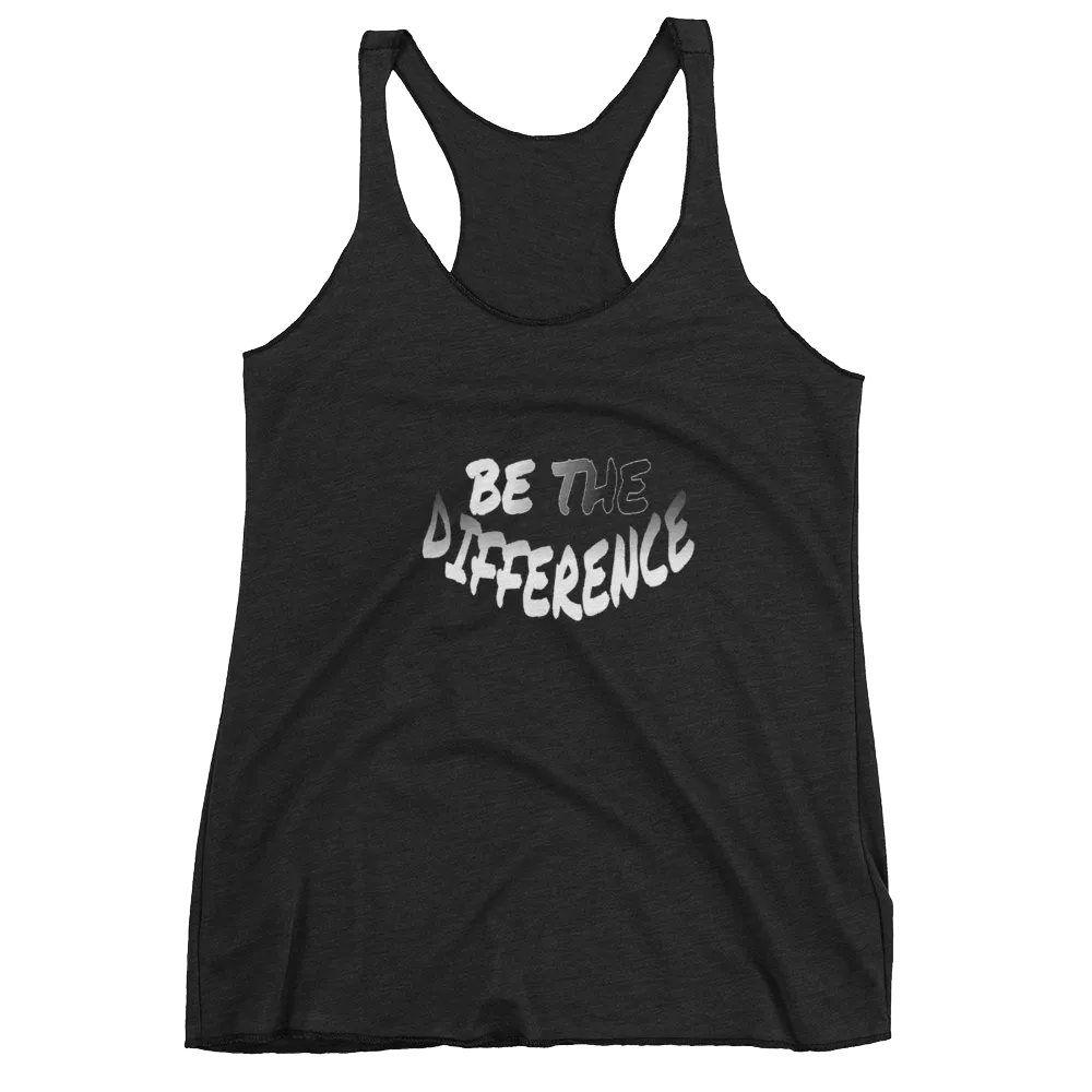 Be The Difference Ladies Racerback Tanks