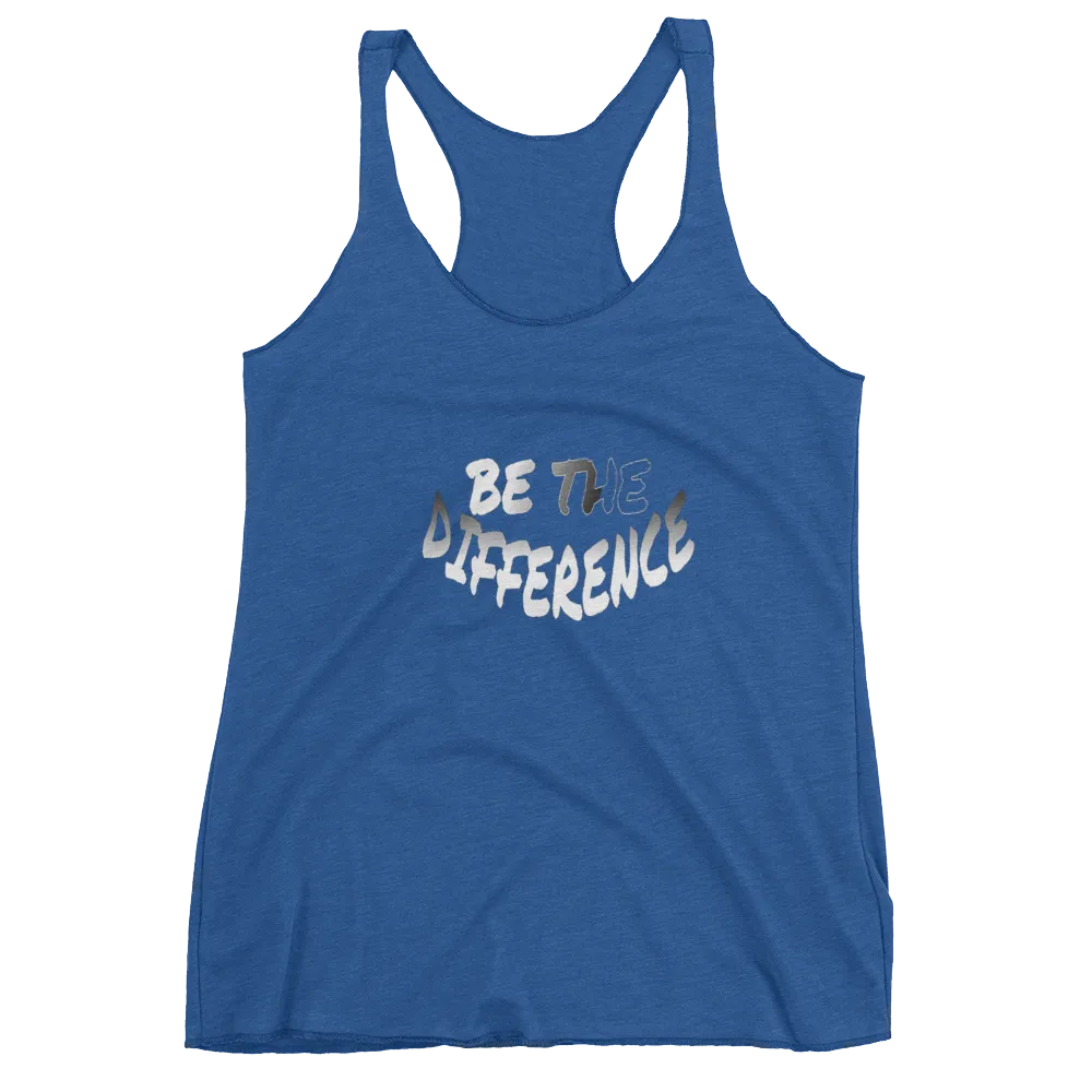 Be The Difference Ladies Racerback Tanks