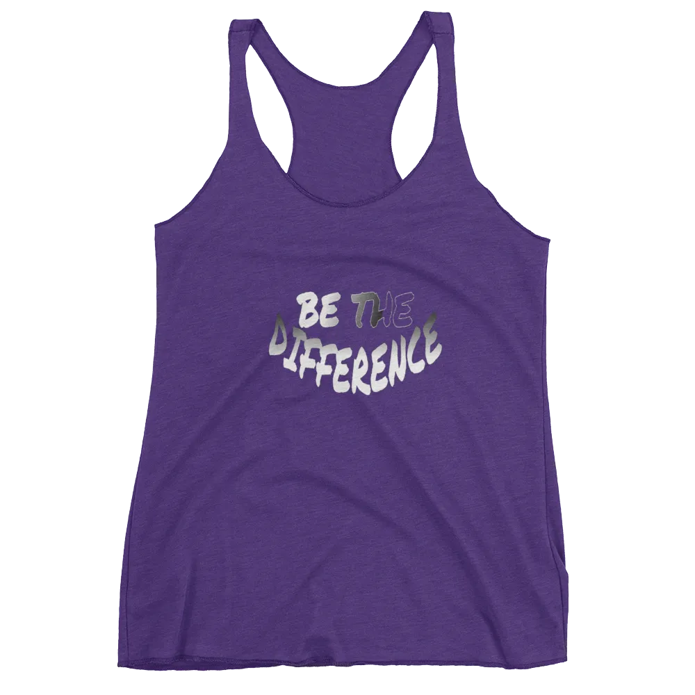 Be The Difference Ladies Racerback Tanks