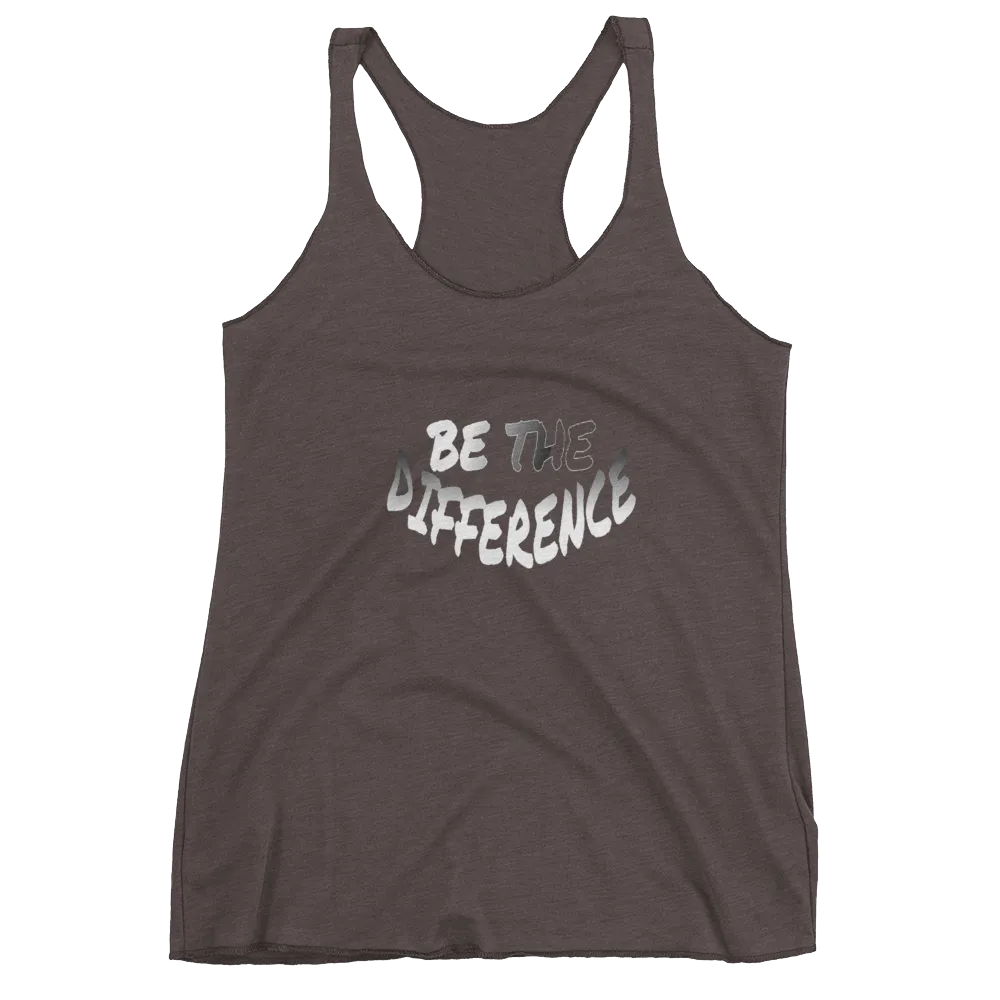Be The Difference Ladies Racerback Tanks