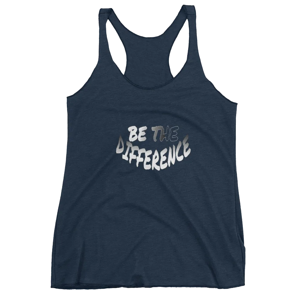 Be The Difference Ladies Racerback Tanks