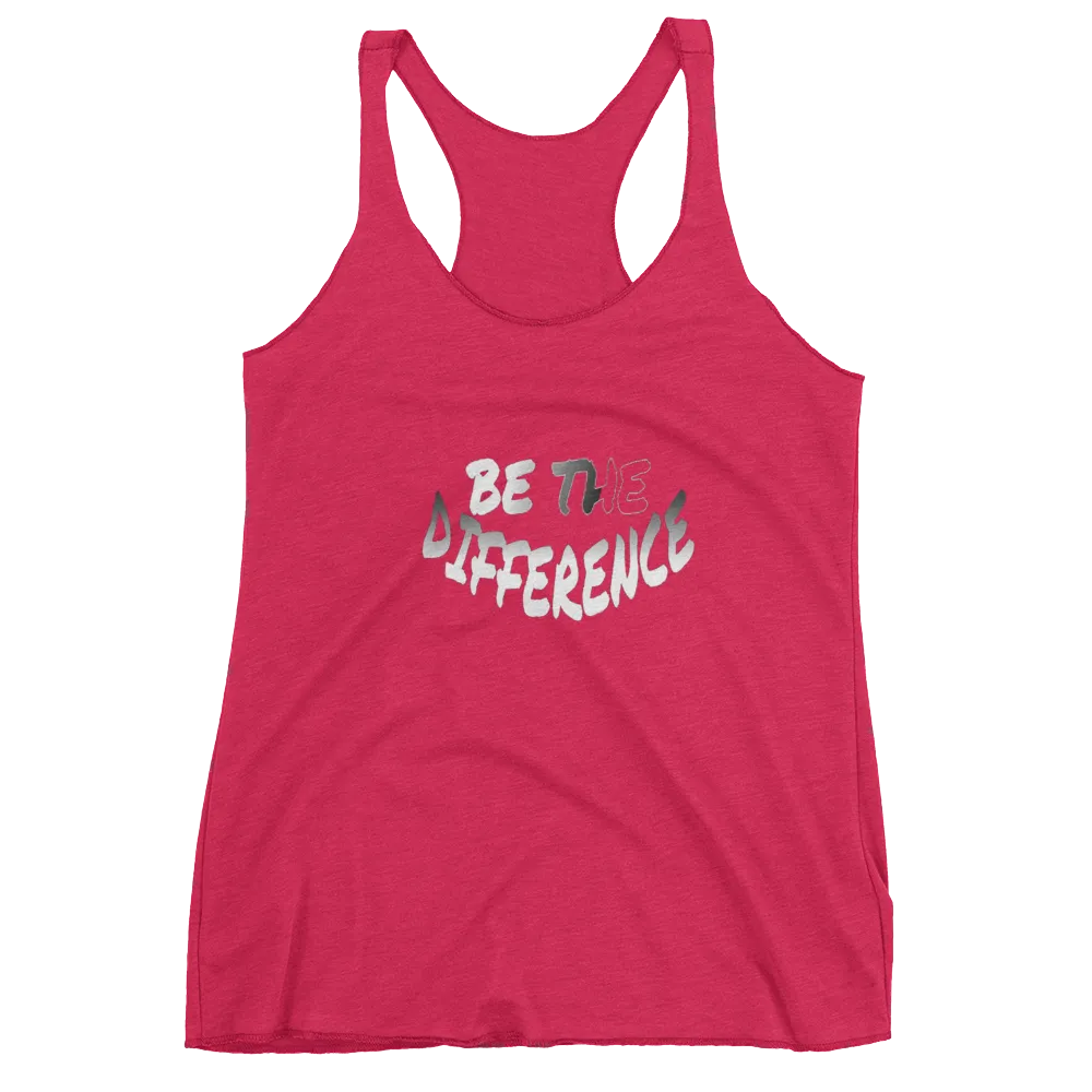Be The Difference Ladies Racerback Tanks