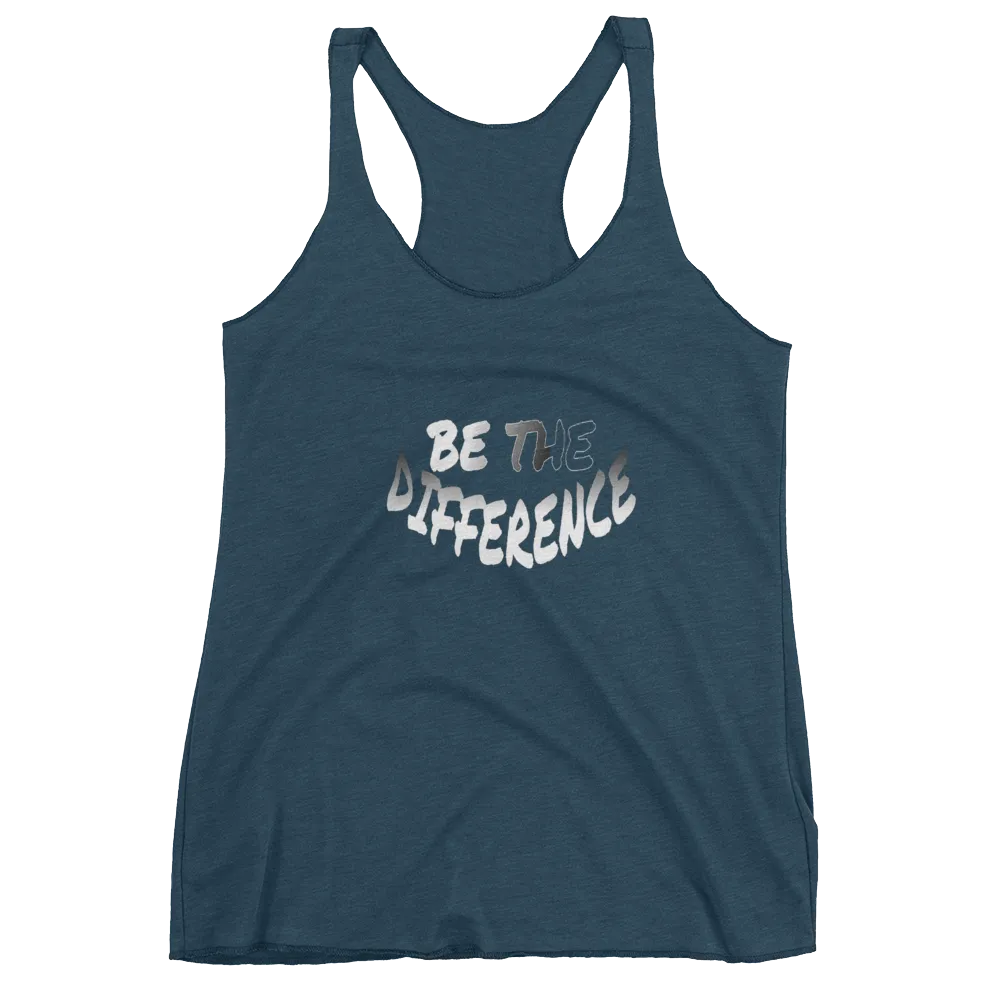 Be The Difference Ladies Racerback Tanks