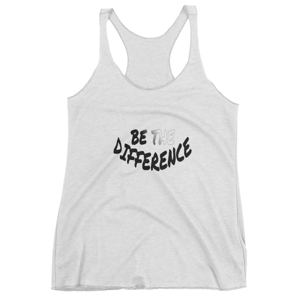 Be The Difference Ladies Racerback Tanks