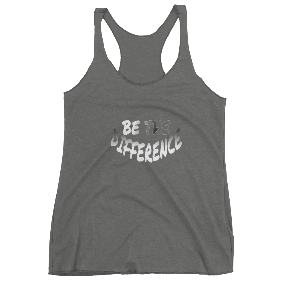 Be The Difference Ladies Racerback Tanks