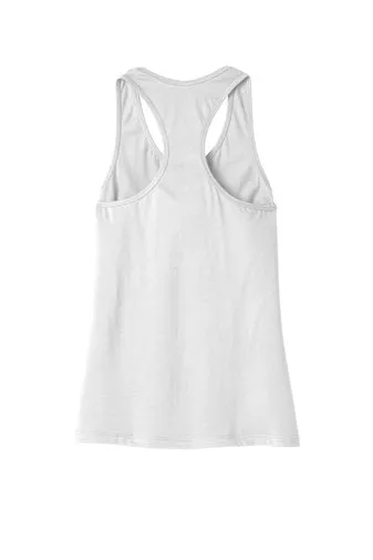 BELLA CANVAS  Womens Jersey Racerback Tank - White