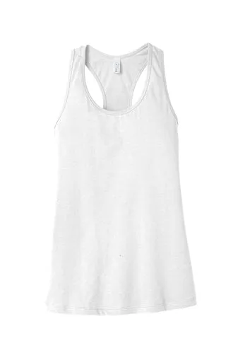 BELLA CANVAS  Womens Jersey Racerback Tank - White