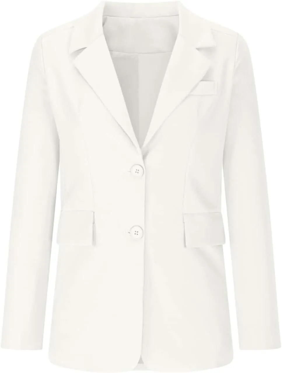 Blazers for Women Trendy Dressy Suit Jackets,2024 Winter Bussiness Suit Clothes,Long Sleeve Button Open Front Tops