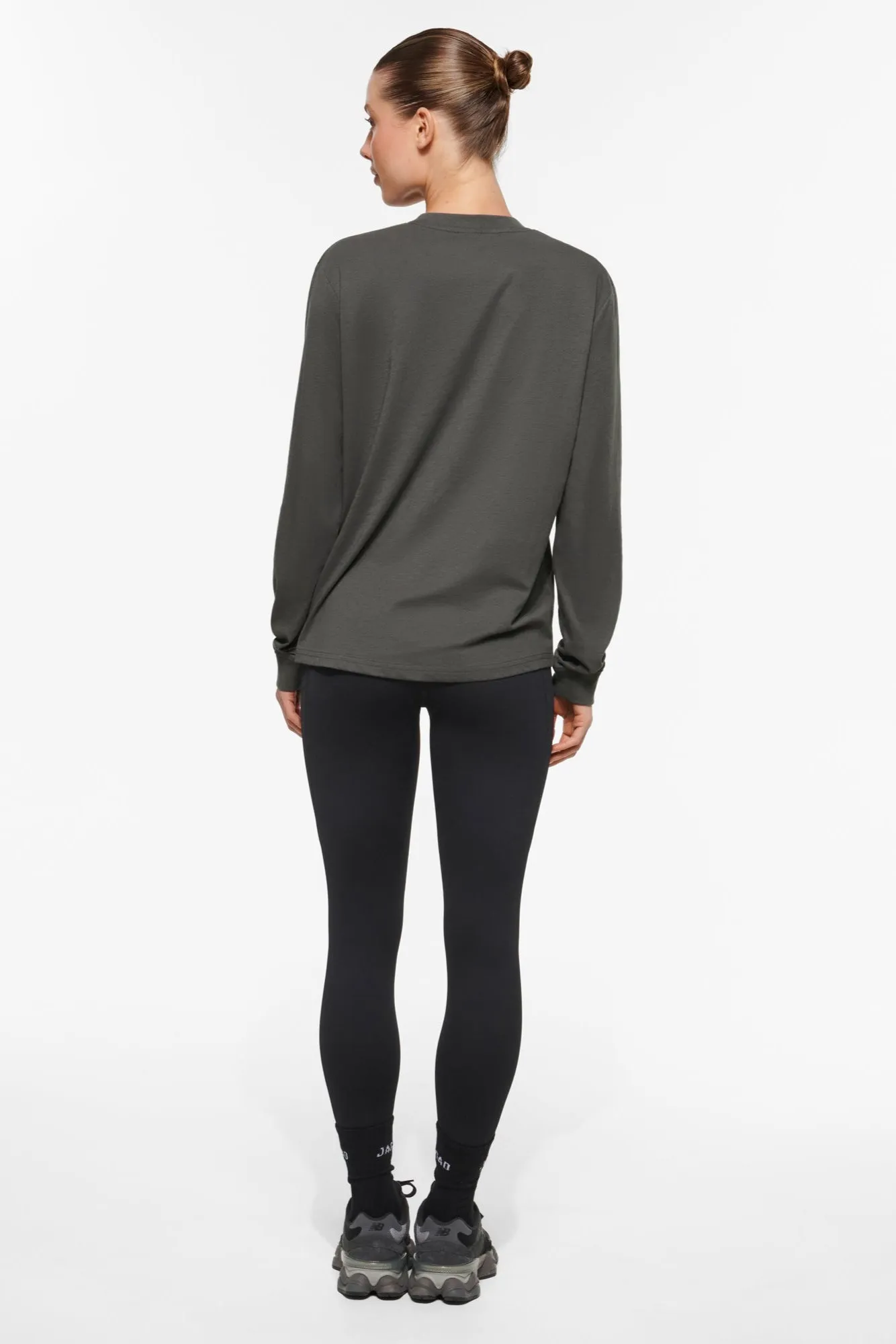 BLOCK CLASSIC LONG SLEEVE TEE STEEL