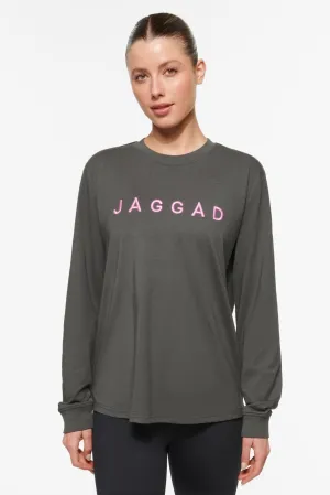 BLOCK CLASSIC LONG SLEEVE TEE STEEL