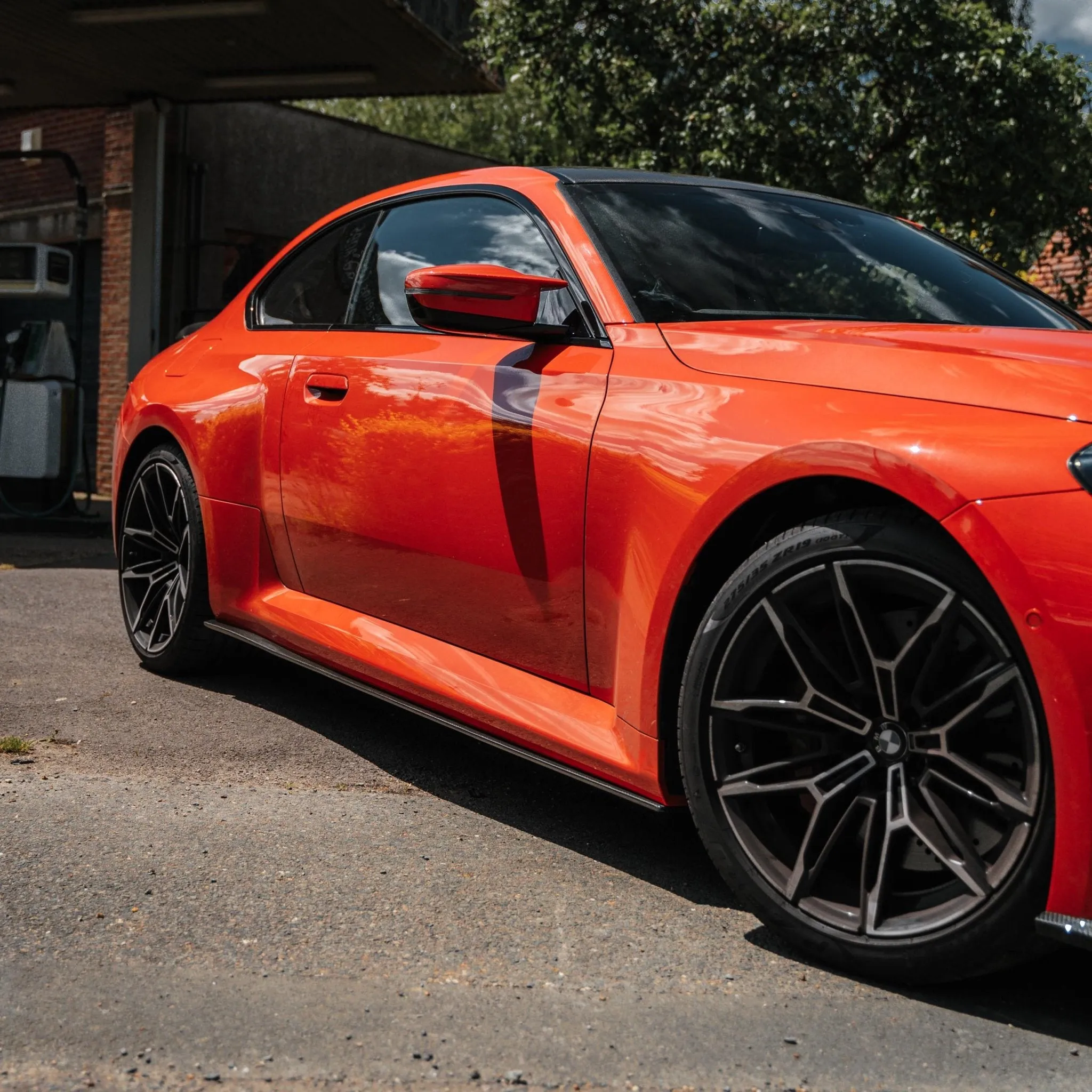 BMW G87 M2 TR87 Carbon Fibre Flat Side Skirts by TRE (2023 )
