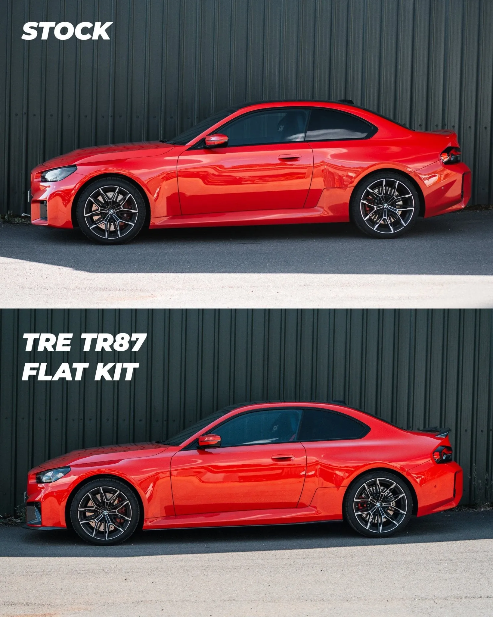 BMW G87 M2 TR87 Carbon Fibre Flat Side Skirts by TRE (2023 )