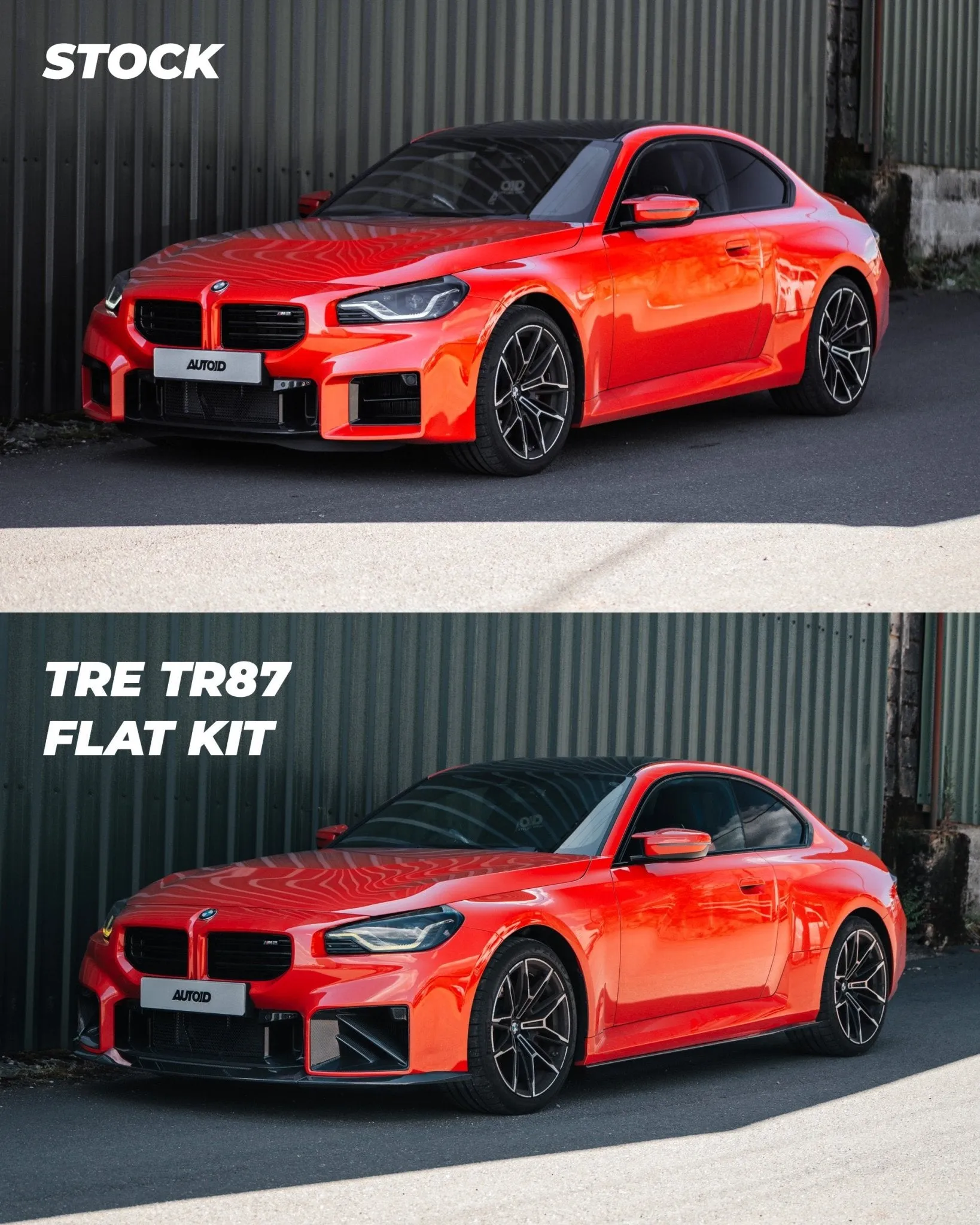 BMW G87 M2 TR87 Carbon Fibre Flat Side Skirts by TRE (2023 )
