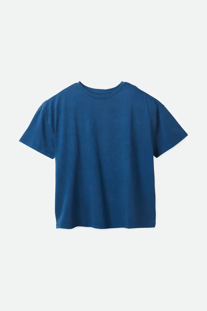 Brixton Oversized Boyfriend Tee - Joe Blue