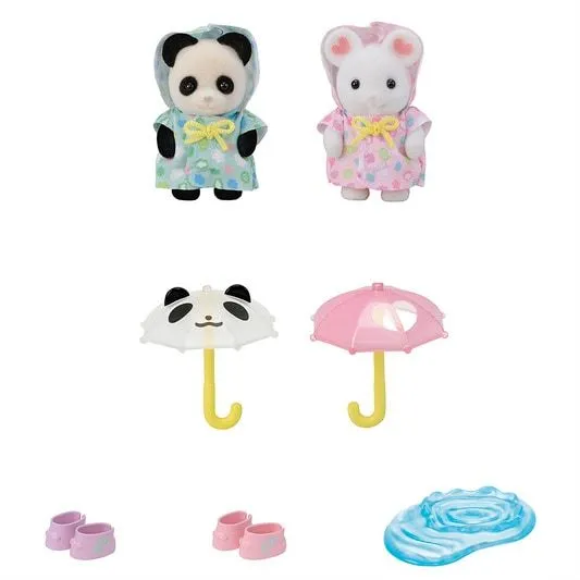 Calico Critters Nursery Friends | Rainy Day Duo