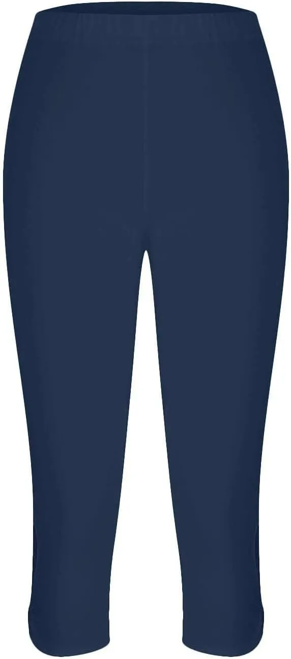 Capri Leggings for Women Casual Yoga Pants High Waisted Cropped Comfy Stretchy Workout Pants