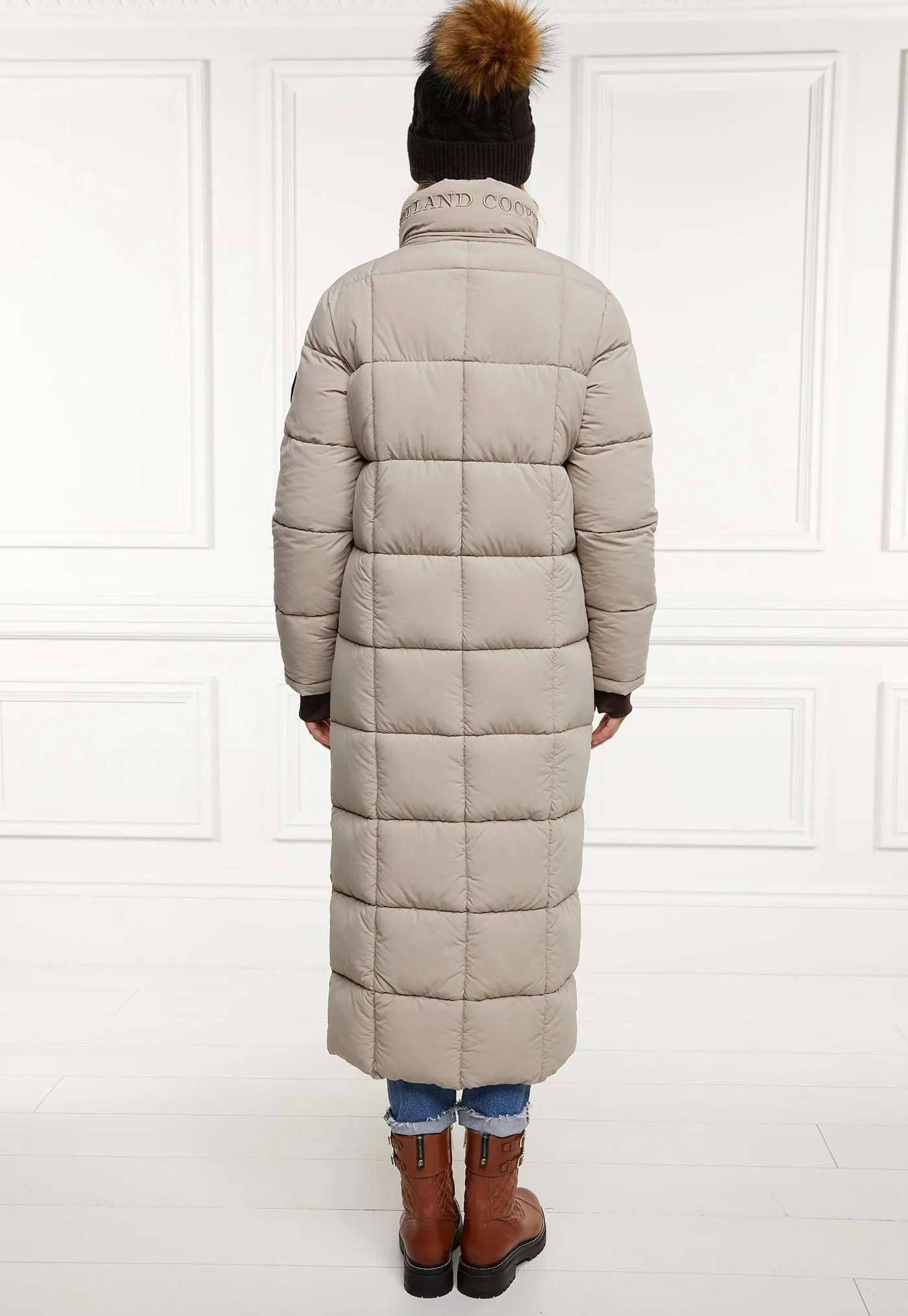 Carrington Longline Coat - Stone