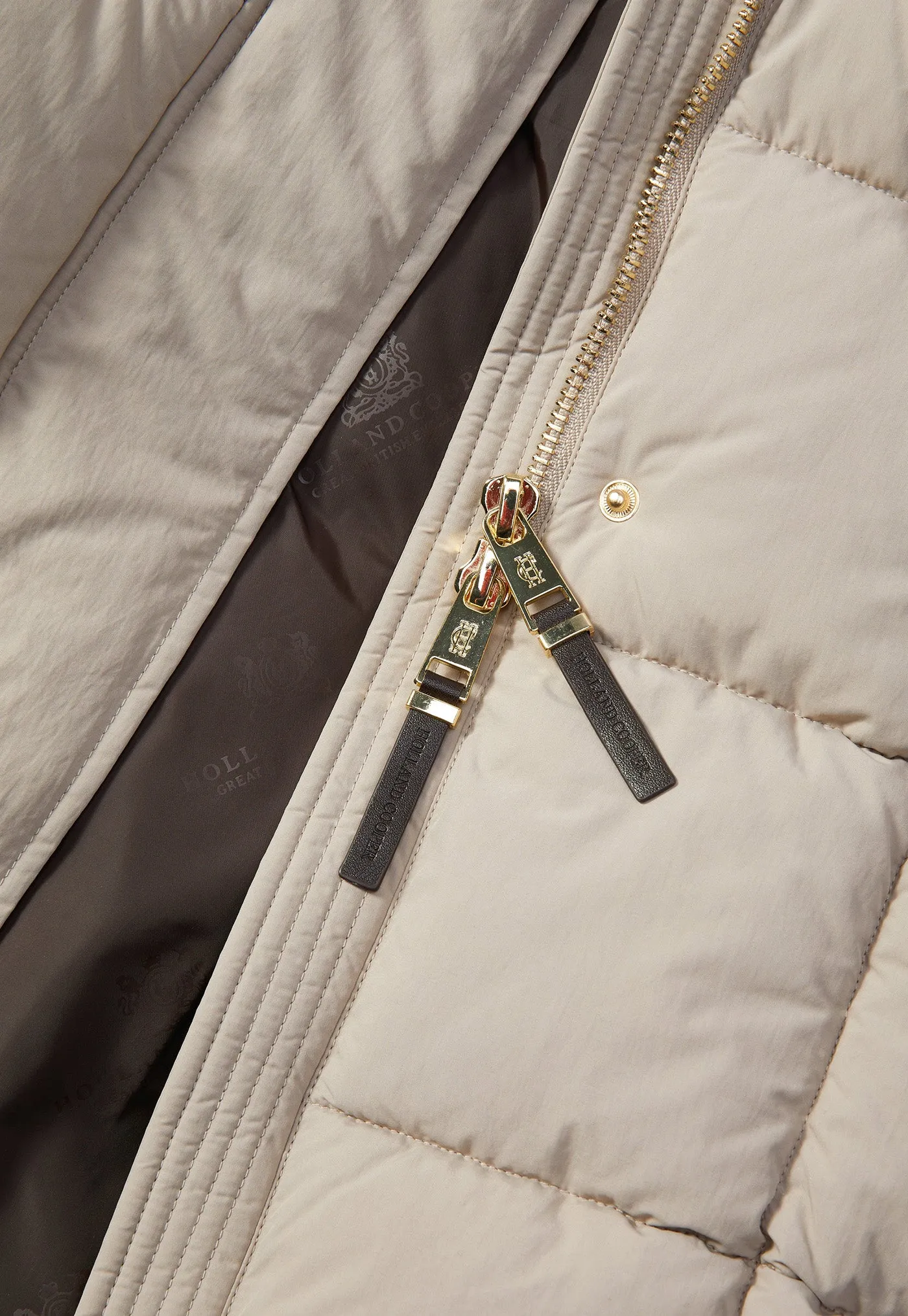 Carrington Longline Coat - Stone