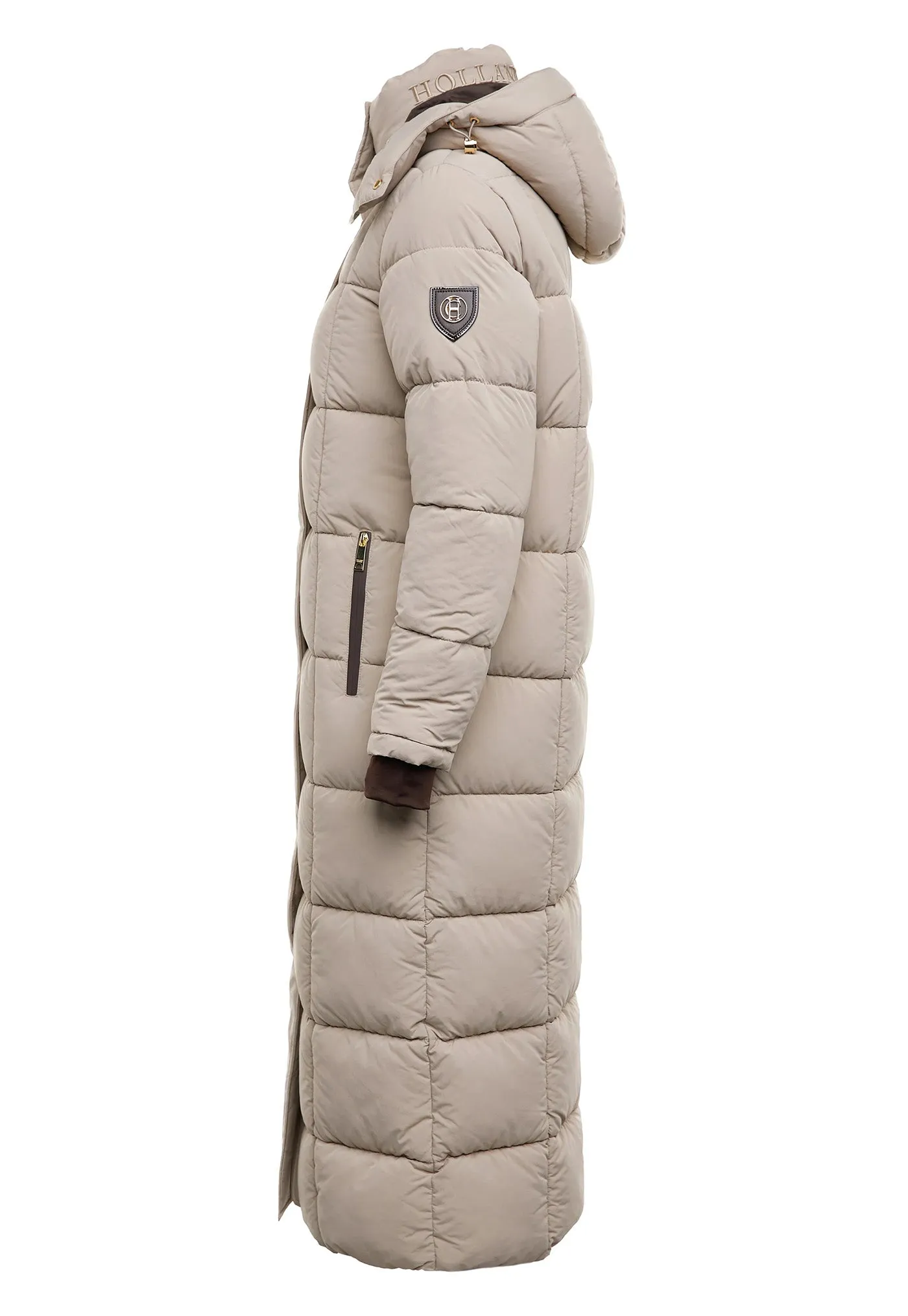 Carrington Longline Coat - Stone
