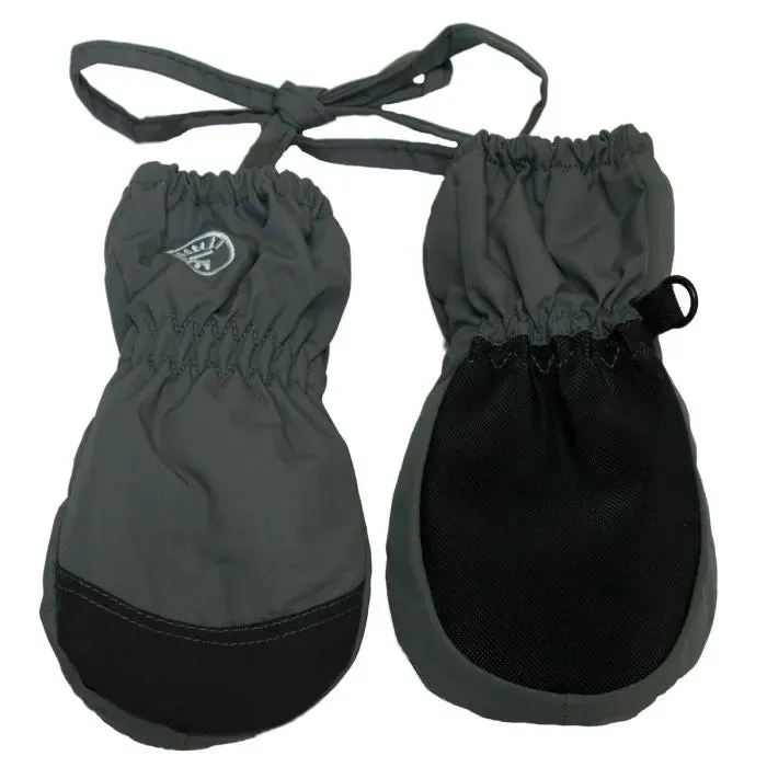 Charcoal Corded Baby Mitt