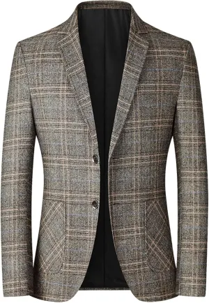 Christmas Blazer for Men Suit Jacket Xmas 3D Glitter Ugly Christmas Blazer Jacket Notch Lapel One Button Blazers Sport Coat