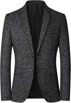 Christmas Blazer for Men Suit Jacket Xmas 3D Glitter Ugly Christmas Blazer Jacket Notch Lapel One Button Blazers Sport Coat