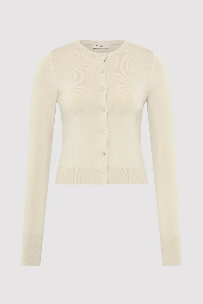 Classic Cardigan - Creme