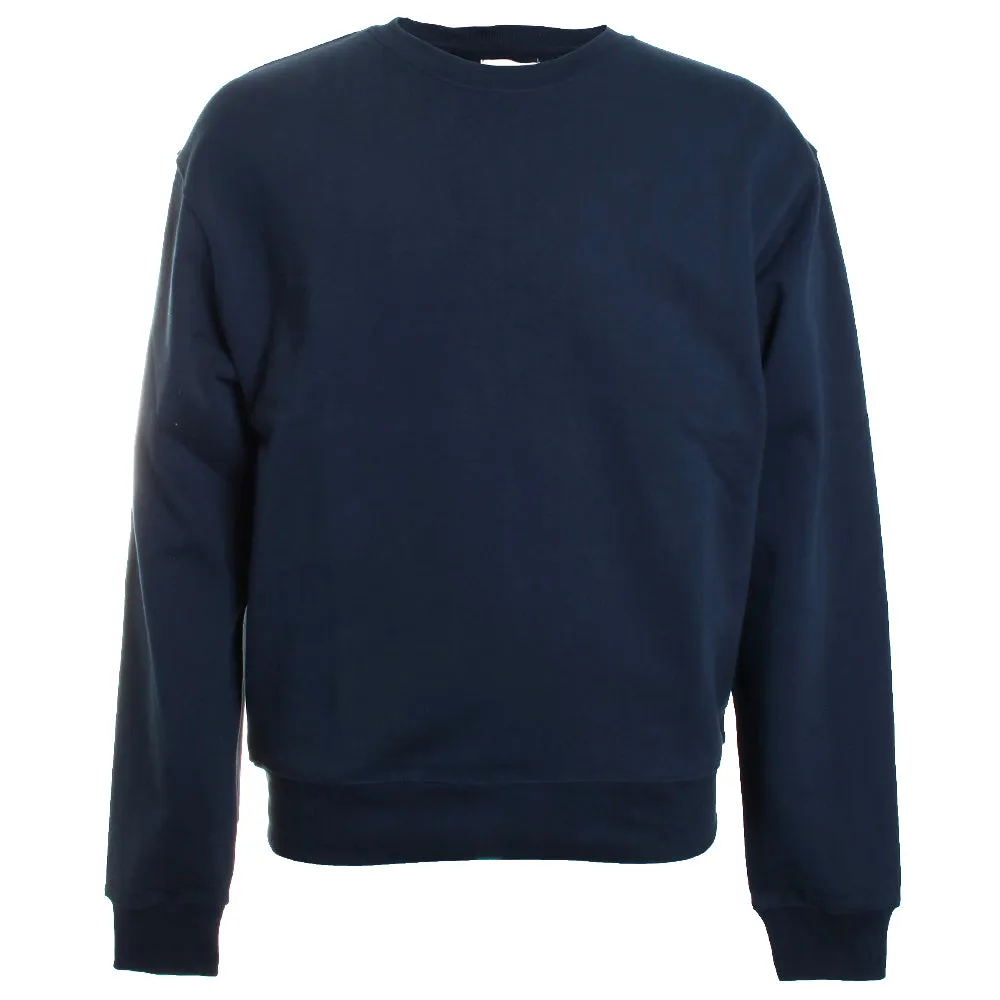 Classic Navy Crew Neck Sweatshirt