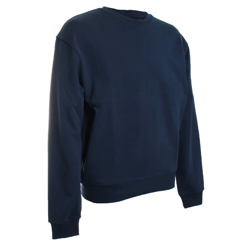 Classic Navy Crew Neck Sweatshirt