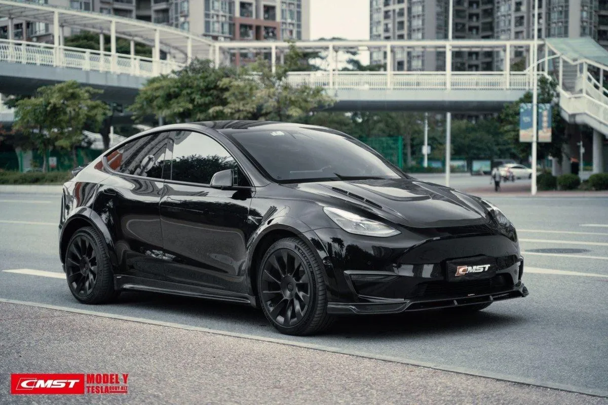 CMST Tuning V1 Side Skirts for Tesla Model Y Performance AWD Long Range RWD Carbon Fiber/FRP