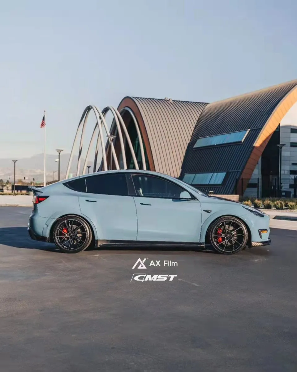 CMST Tuning V1 Side Skirts for Tesla Model Y Performance AWD Long Range RWD Carbon Fiber/FRP