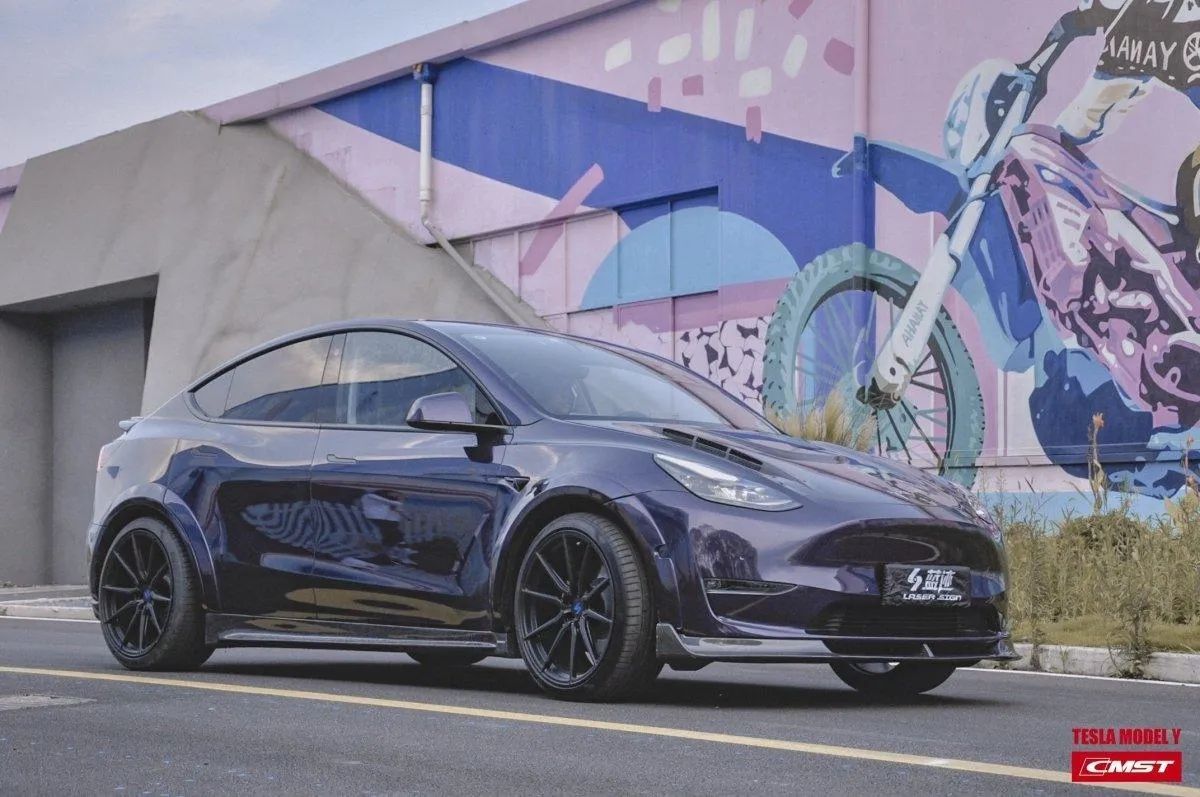 CMST Tuning V1 Side Skirts for Tesla Model Y Performance AWD Long Range RWD Carbon Fiber/FRP