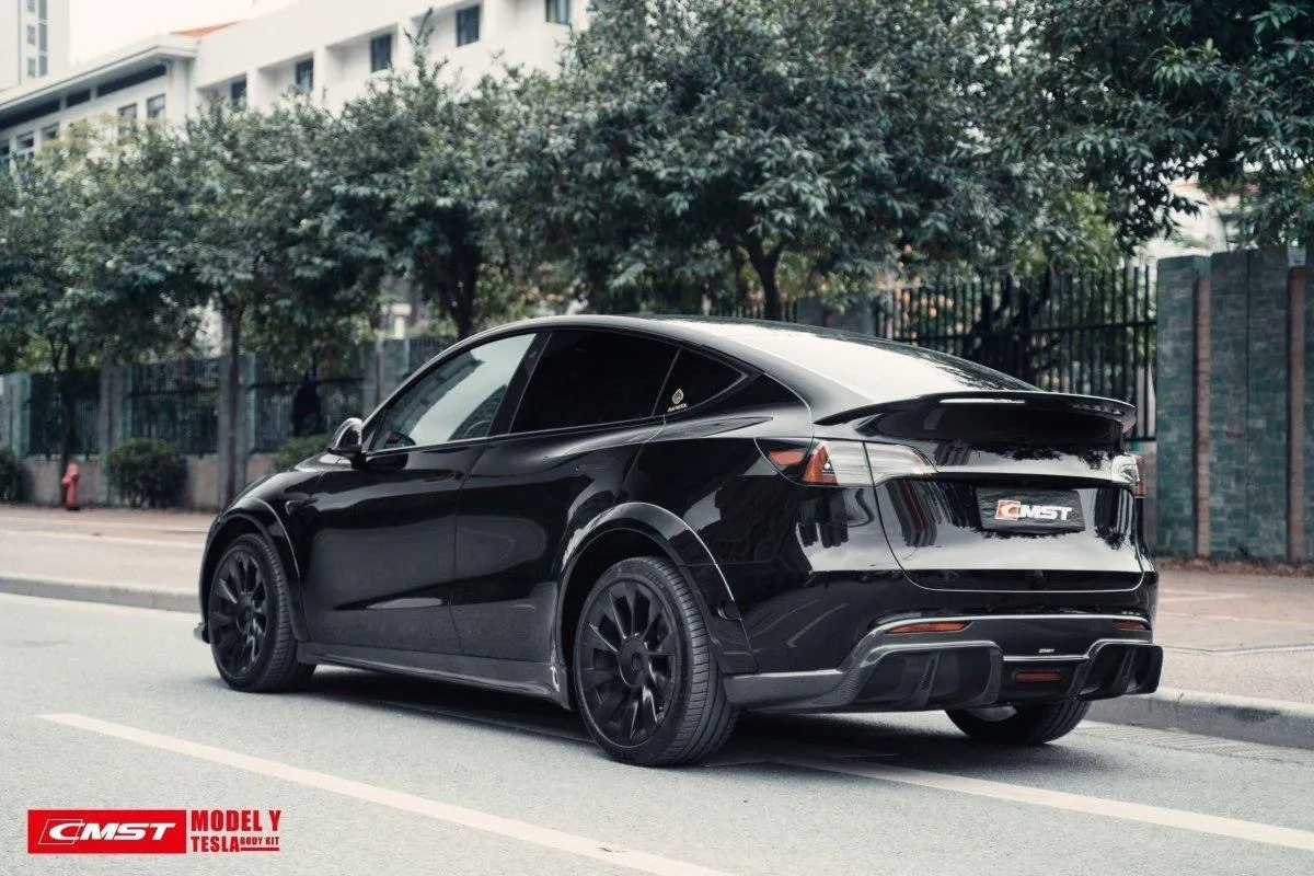 CMST Tuning V1 Side Skirts for Tesla Model Y Performance AWD Long Range RWD Carbon Fiber/FRP